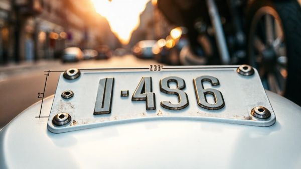 Top conseils pour comprendre les dimensions des plaques moto en France